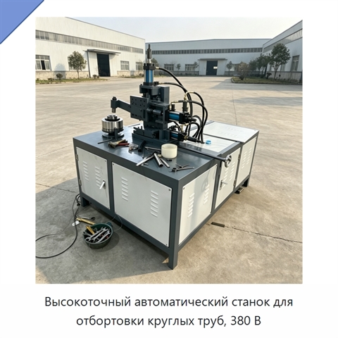 Высокоточный автоматический станок для отбортовки круглых труб, 380 В