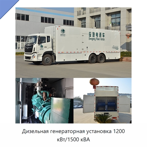 Дизельная генераторная установка 1200 кВт/1500 кВА