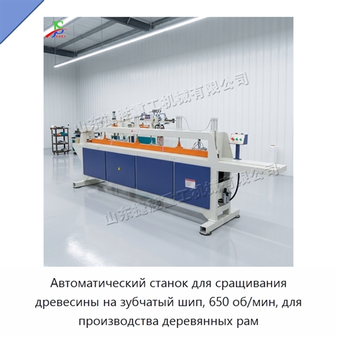 Автоматический станок для сращивания древесины на зубчатый шип, 650 об/мин, для производства деревянных рам