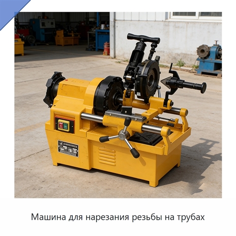Машина для нарезания резьбы на трубах