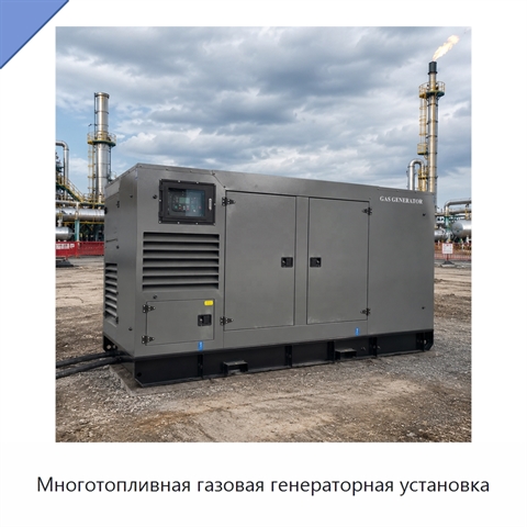 Многотопливная газовая генераторная установка