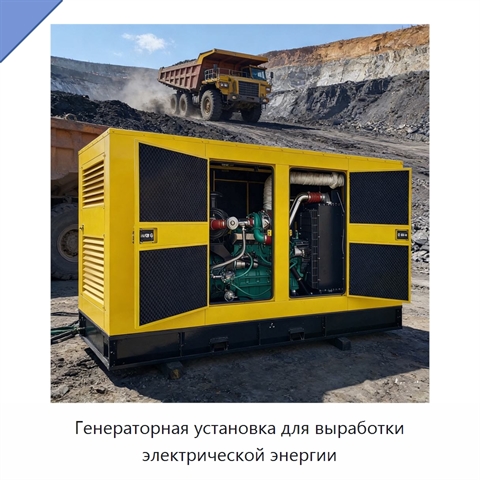Генераторная установка для выработки электрической энергии