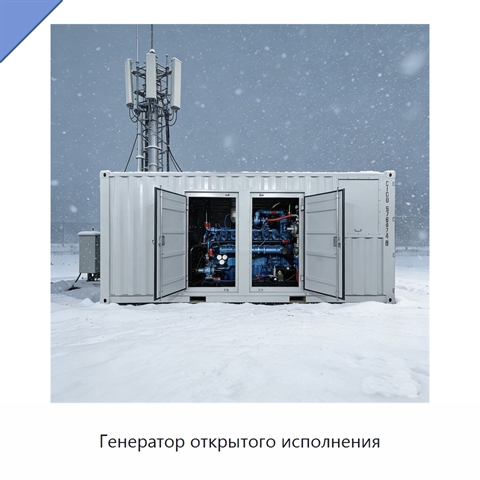 Генератор открытого исполнения