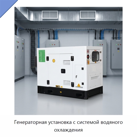 Генераторная установка с системой водяного охлаждения