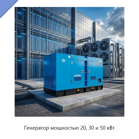 Генератор мощностью 20, 30 и 50 кВт