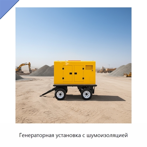 Генераторная установка с шумоизоляцией
