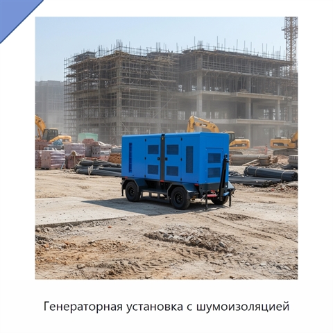 Генераторная установка с шумоизоляцией