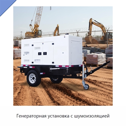 Генераторная установка с шумоизоляцией