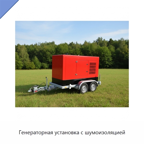 Генераторная установка с шумоизоляцией