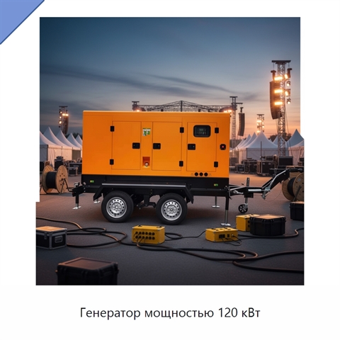 Генератор мощностью 120 кВт