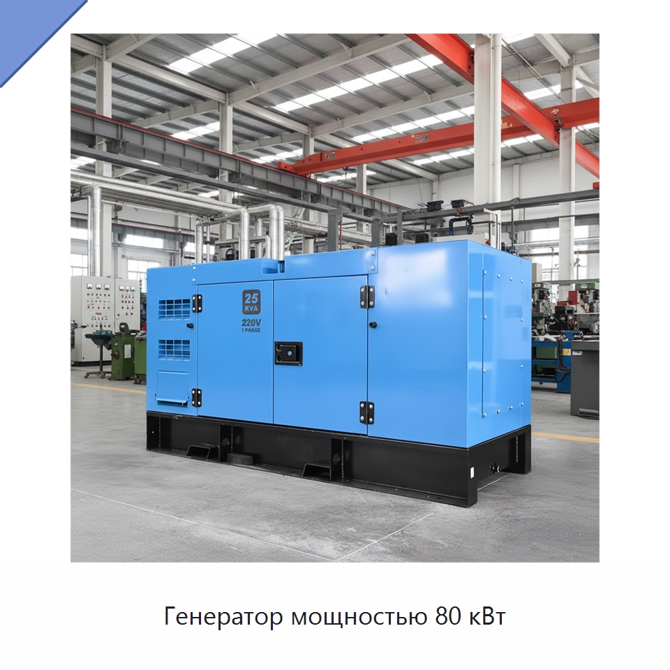 Генератор мощностью 80 кВт — Дизельные генераторы