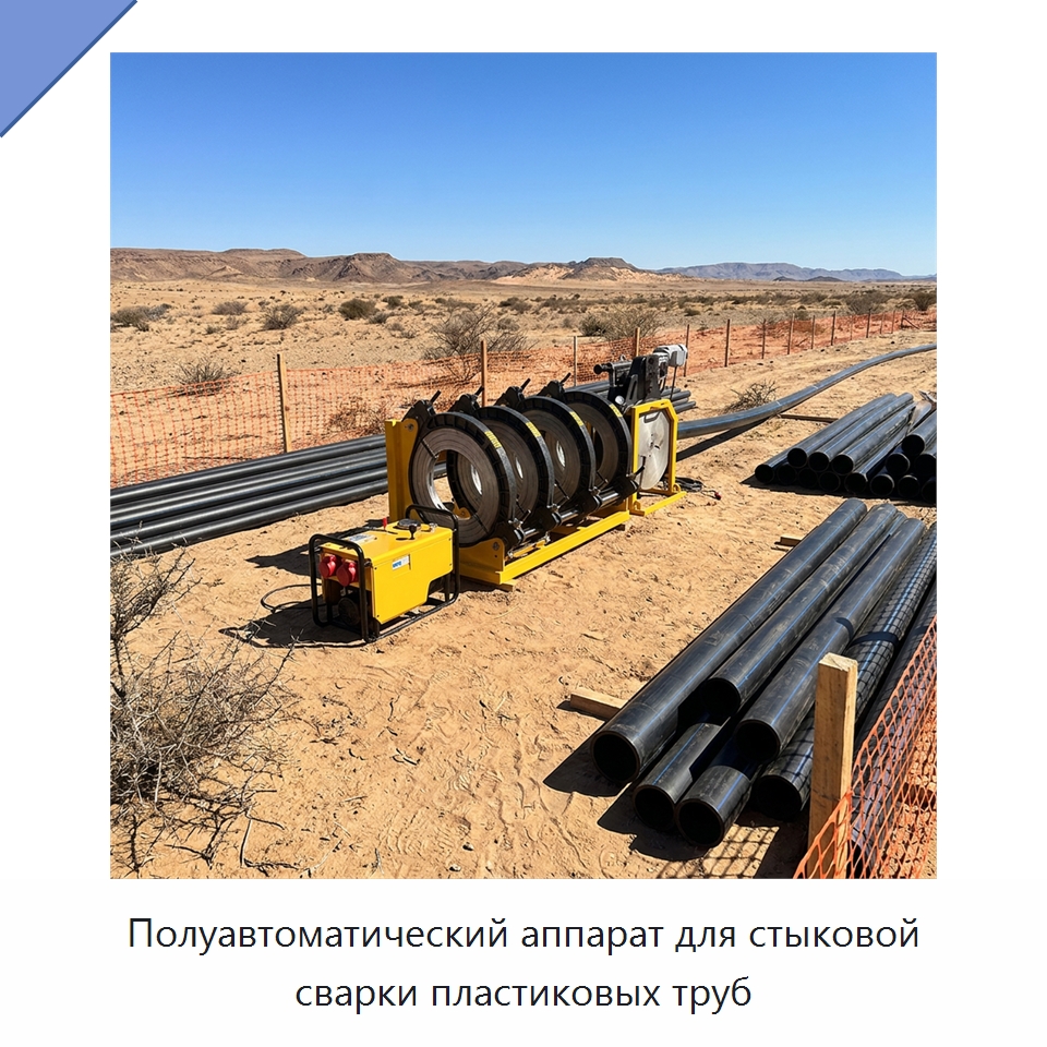 Полуавтоматический аппарат для стыковой сварки пластиковых труб — Машины для стыковой сварки