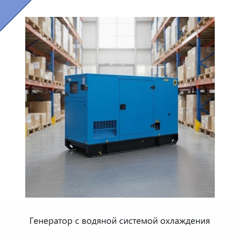 Генератор с водяной системой охлаждения