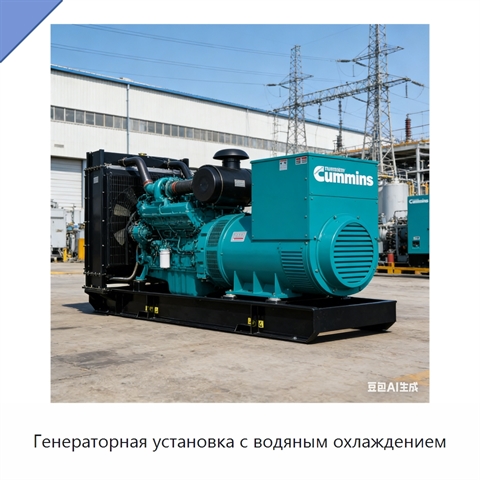 Генераторная установка с водяным охлаждением