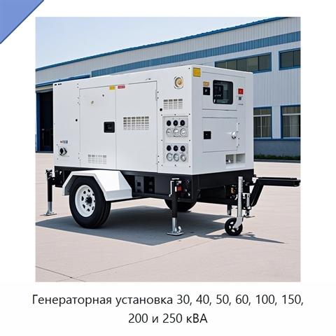 Генераторная установка 30, 40, 50, 60, 100, 150, 200 и 250 кВА