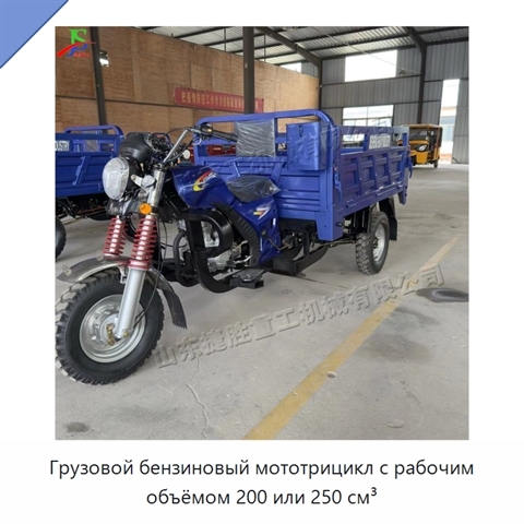 Грузовой бензиновый мототрицикл с рабочим объёмом 200 или 250 см³