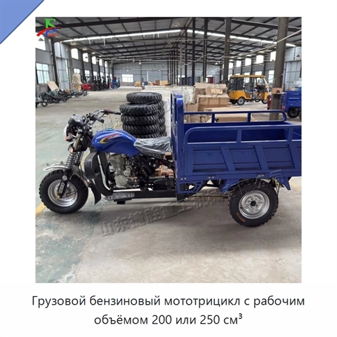Грузовой бензиновый мототрицикл с рабочим объёмом 200 или 250 см³