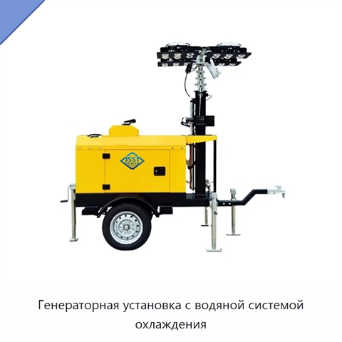 Генераторная установка с водяной системой охлаждения