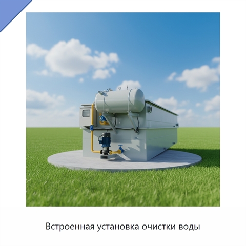 Встроенная установка очистки воды