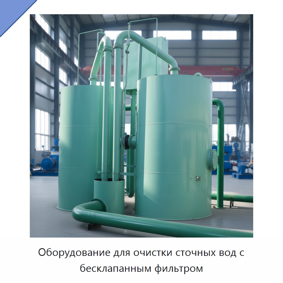 Оборудование для очистки сточных вод с бесклапанным фильтром — Водоочистное оборудование