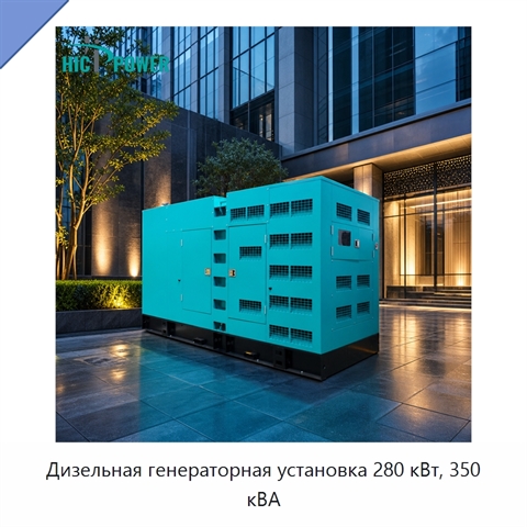 Дизельная генераторная установка 280 кВт, 350 кВА