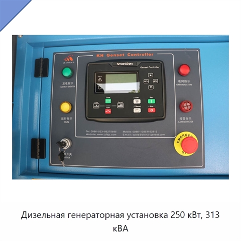Дизельная генераторная установка 250 кВт, 313 кВА