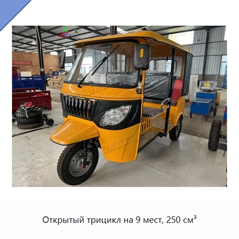Открытый трицикл на 9 мест, 250 см³