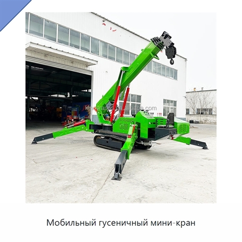 Мобильный гусеничный мини-кран
