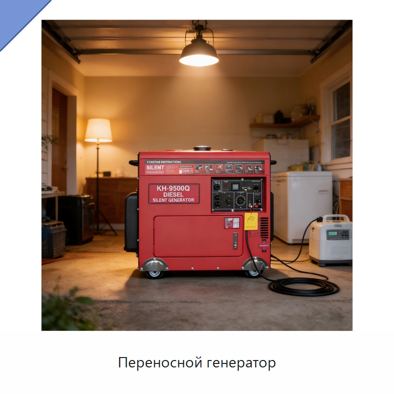 Переносной генератор — Дизельные генераторы