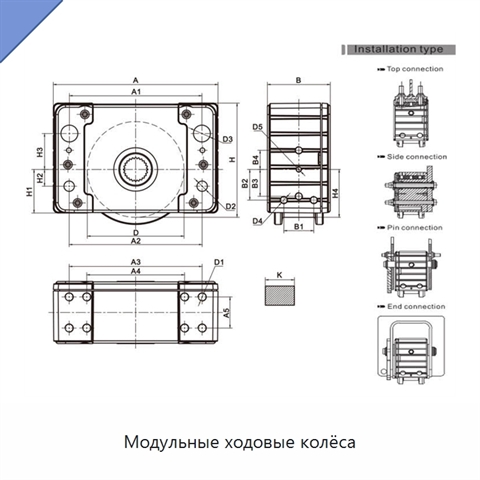 Модульные ходовые колёса