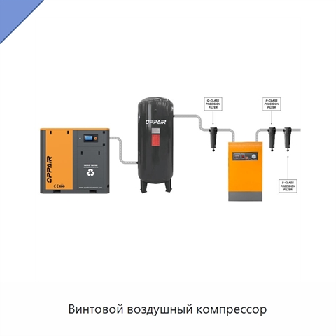 Винтовой воздушный компрессор