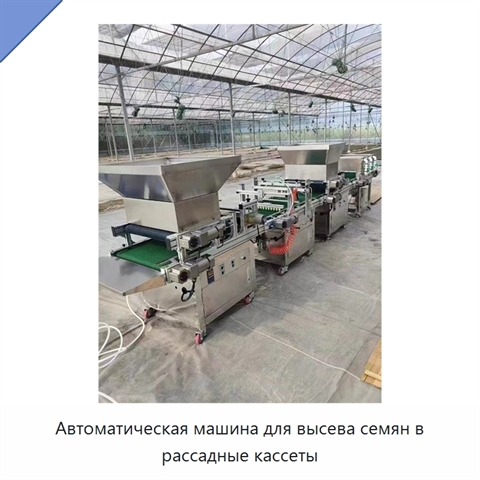 Автоматическая машина для высева семян в рассадные кассеты