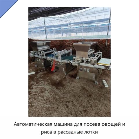Автоматическая машина для посева овощей и риса в рассадные лотки