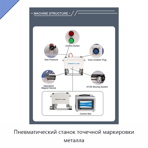 Пневматический станок точечной маркировки металла