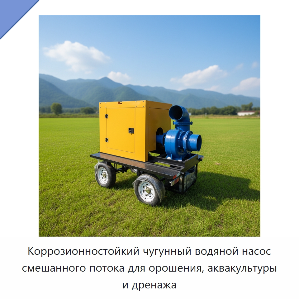 Коррозионностойкий чугунный водяной насос смешанного потока для орошения, аквакультуры и дренажа — Насосы