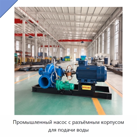 Промышленный насос с разъёмным корпусом для подачи воды