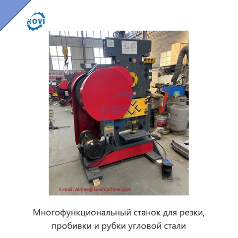 Многофункциональный станок для резки, пробивки и рубки угловой стали