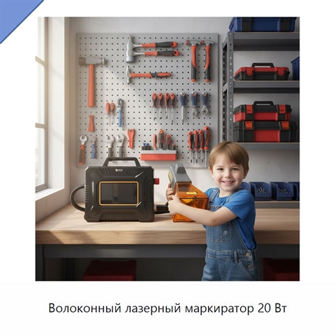 Волоконный лазерный маркиратор 20 Вт
