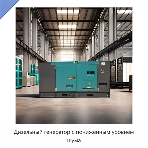 Дизельный генератор с пониженным уровнем шума