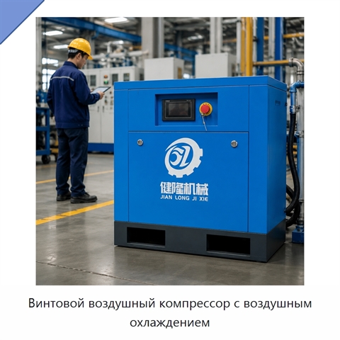 Винтовой воздушный компрессор с воздушным охлаждением