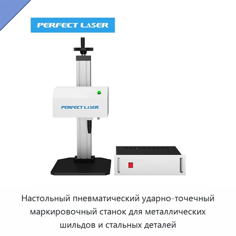 Настольный пневматический ударно-точечный маркировочный станок для металлических шильдов и стальных деталей