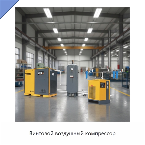 Винтовой воздушный компрессор