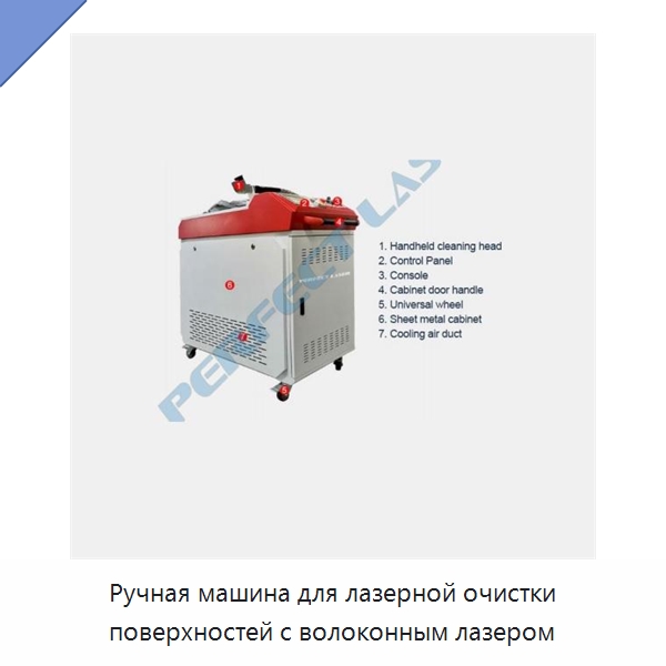 Ручная машина для лазерной очистки поверхностей с волоконным лазером — Установки лазерной очистки