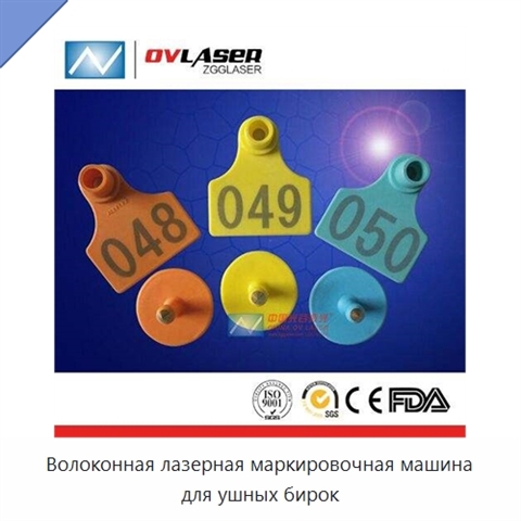 Волоконная лазерная маркировочная машина для ушных бирок