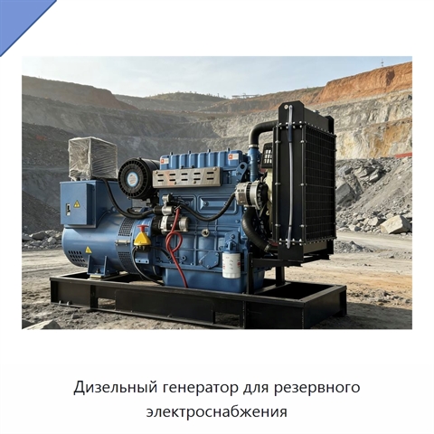Дизельный генератор для резервного электроснабжения