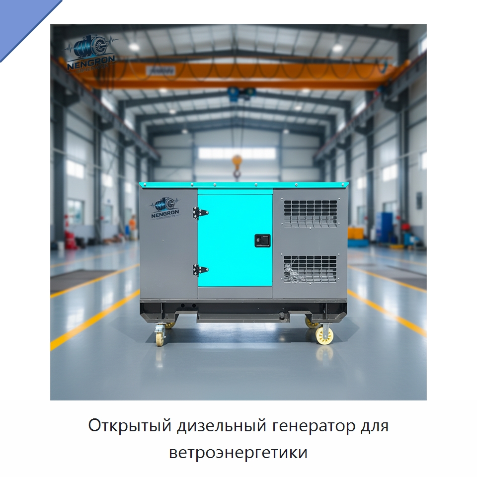 Открытый дизельный генератор для ветроэнергетики — Дизельные генераторы