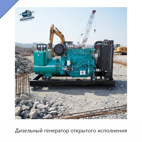 Дизельный генератор открытого исполнения