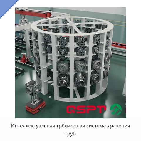 Интеллектуальная трёхмерная система хранения труб