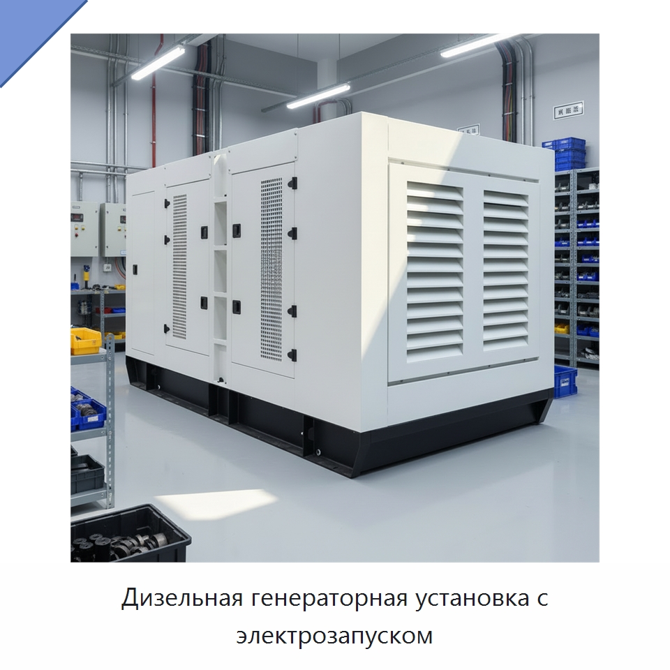 Дизельная генераторная установка с электрозапуском — Дизельные генераторы
