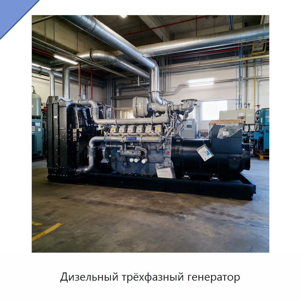 Дизельный трёхфазный генератор — Дизельные генераторы